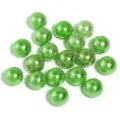Green ABS imitation pearl beads loose wholesale for DIY jewelry making and craft design - 6mm / Grass Green