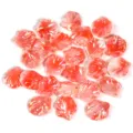 Cuentas de concha de acrílico iridiscente con agujero para joyería DIY y manualidades. - 15x18 mm (aprox. 1300 uds/paquete) / Rojo Hoja