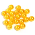 Gele ABS imitatie parel kralen rechte gat losse kralen voor DIY sieraden maken accessoires. - Goud
