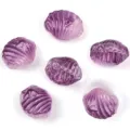 Purple crystal glass starfish beads transparent loose components for DIY jewelry making bracelet - Jelly Purple