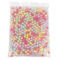 Colorful acrylic beads bulk translucent round beads for DIY phone chains jewelry making. - 8mm (Approx. 1500 Pcs/500g) / Random Mixed Colors