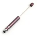 DIY touch screen beading pen multi-functional stylus beadable metal ballpoint pen variant - Plum Purple Gradient (SY010)