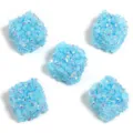 Blue resin rhinestone cube beads for DIY beaded pens and jewelry accessories. - 19mm (5 Pcs/Pack) / Sky Blue