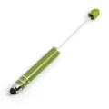 DIY Beading Stylus Pen Multi-functional Touch Screen Pen Green Metal Ballpoint Pen - Green (SY016)