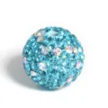 Blue 16mm Shamballa rhinestone clay bead variant DIY spacer jewelry accessory craft component - 16mm Starry Sky - Lake Blue
