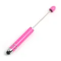 Pink DIY beadable stylus pen multi-functional touch screen pen for creative beading crafts. - Pink (SY024)