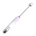 DIY dual-use capacitive touch stylus and beading pen with gradient purple barrel design. - Purple and White Gradient (SY027)