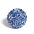 16mm blue Shamballa clay rhinestone bead DIY spacer jewelry accessory sparkling - 16mm Solid Color - Light Blue