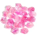 Cuentas de pétalos de flores de acrílico rosa para joyería DIY, bonitos dijes de concha. - Hojas rosa rosa