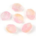 Translucent gradient seashell glass beads DIY jewelry accessories colorful spacer beads - Gradient Pink Yellow
