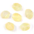 Transparent yellow starfish glass beads loose charms for DIY jewelry making handmade bracelets. - Jelly Yellow