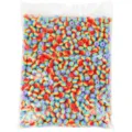 Rainbow striped beads for DIY jewelry making, colorful round loose spacer beads for bracelets. - Rainbow 1