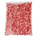 Red gold gradient ABS imitation pearl loose beads, 6mm-10mm round straight hole DIY beads. - Style 4 / 6mm