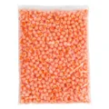 Wholesale 1000pcs orange white striped resin beads for DIY bracelet jewelry making. - Orange