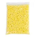 Bulk yellow white striped resin round beads for DIY bracelet jewelry making craft supplies - Yellow