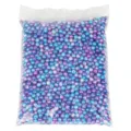 Cuentas imitacion perla sirena degradado azul purpura redondas sueltas joyas DIY - Estilo 12