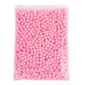 Pink white striped resin beads for DIY bracelets and jewelry making, 1000pcs craft loose beads. - Rose Pink