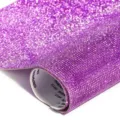 2mm mov strass pleigma thermokollitiko crystallo aftokollito DIY roucho lamperi ufasma - Βιολετί