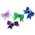 Accessoires de ruban de noeud de coeur en strass faits à la main, pendentifs téléphone. - Couleurs Mélangées Aléatoires