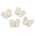 Ciondolo farfalla con perline di camelia colorata in lega accessorio di gioielleria per catena telefono. - Farfalla / 1 Pezzo/Confezione