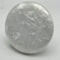 Round badge backing paper special art paper white porcelain texture for DIY merch display craft - 75*78 / Silver