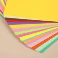 Colorful cardstock paper sheets detail view, ideal for kids craft, art projects. - Multicolor Mixed / A4 (50 Sheets/Pack)