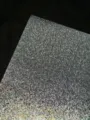 Laser double flash badge backing paper 128g glitter card insert display detail shot - Crystal Diamond