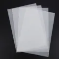 Translucent white tissue wrapping paper detail, lightweight packaging material for shoes. - 480 Pieces/Pack / Off-White