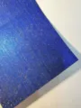 Blue glitter specialty paper, 128g fine sand brushed metallic craft paper for badge backing. - Dark Blue