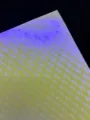 128g metal badge specialty backing paper, holographic glitter craft paper for custom merchandise. - Purple Phoenix Tail