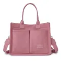 Rosa Canvas Tragetasche, Damen Umhaengetasche, Business Arbeit Commuter Schultertasche - L34 H25 D14 / Rosa