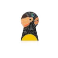 Cosmic space keyhole enamel pin, stylish metal brooch badge for jackets and backpacks. - Keyhole Starry Sky (C1878-3)