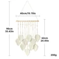 Handmade Macrame Leaf Wall Hanging Bohemian Tapestry Chic Home Decor Bedroom Wall Art - Style 5