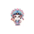 Broche émaillée chat opéra chinois badge en métal mignon accessoire de costume de pékin - C3480-4
