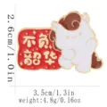 Enamel motivational horse brooch exam success badge cute metal lapel pin gift - Cherish the Youth Style (C3476-6)