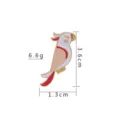 Lindo pin de esmalte de loro lindo broche de dibujos animados insignia para ropa de mujer - Estilo Loro