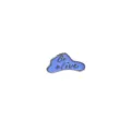 Blue irregular enamel brooch pin with English lettering Be alive metal accessory fashion gift - Be Alive