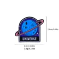 Weltall Planet Emaillierte Metall Brosche Abzeichen Kleidung Zubehör Sternenhimmel Anstecknadel - Universum Planet Stil (C2234)
