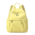 Yellow nylon casual small backpack, stylish daily travel daypack for women and girls - 22*12*26 / Mustard Yellow