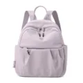 Women casual nylon small backpack lightweight travel daypack in light purple color for daily use - 22*12*26 / Sicily Purple