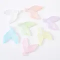 Colorful acrylic mermaid tail charms for DIY jewelry making, bracelets, and keychains. - Random Mixed Colors