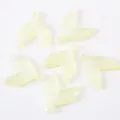 Mermaid tail acrylic charms pendants for DIY jewelry crafting handmade bracelets keychains. - Yellow