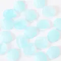 Perline opache azzurre a forma di petalo di camelia per gioielli fai da te e hobby. - Blu lago