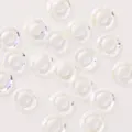 Crystal angel ring rhinestones, 10mm hollow round DIY jewelry pendant beads for nail art crafting. - Starry Night Round (Single Piece)