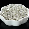 Bulk silver claw set round glass rhinestones for DIY sewing wedding dress hair accessories - SS30 Approx. 5.8 mm, Approx. 700 Pcs / Clear White Rhinestones + Silver 4-Prong Setting
