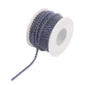Colorful rhinestone cup chain roll on spool for DIY crafts, phone case decoration, 0.9m length - 4# 1.5 mm, 0.9 m (1 Yard) / Violet Base Violet Rhinestones