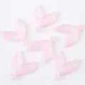 Pink mermaid tail acrylic pendant for DIY jewelry making, cute charms for bracelets and keychains. - Pink