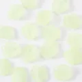 Perline sfuse di petali di camelia verde chiaro opaco per gioielli fai da te artigianato - Verde mela