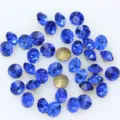 Blue Pointed Back Glass Rhinestones For DIY Nail Art And Phone Case Craft Decor! - ss19 4.5mm 140 pcs / Dark Blue
