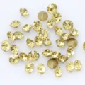 Large pointed back yellow crystal glass rhinestones for nail art phone case DIY decor - ss27 6mm 36颗 / Light Yellow